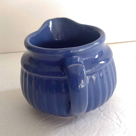 VNTG. Cobalt blue creamer with USA stamp. - Picture 5 of 6